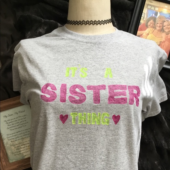 Gildan Tops - Sister Tshirt Hand Painted!